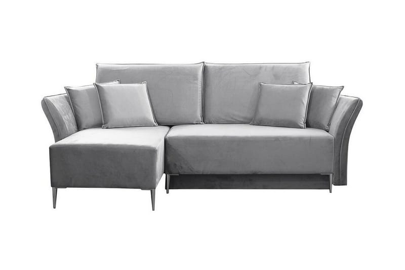 Staffin 3-sits Hörnbäddsoffa Ljusgrå - Møbler - Sofaer - Sovesofaer