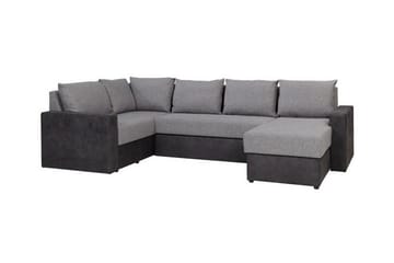 Staffin 4-seters Hjørnesovesofa - Lysegrå - Møbler - Sofaer - Sovesofaer