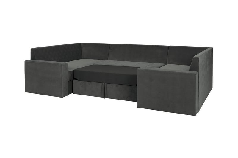 Staffin 4-seters Hjørnesovesofa - Lysegrå/Mørkegrå - Møbler - Sofaer - Sovesofaer