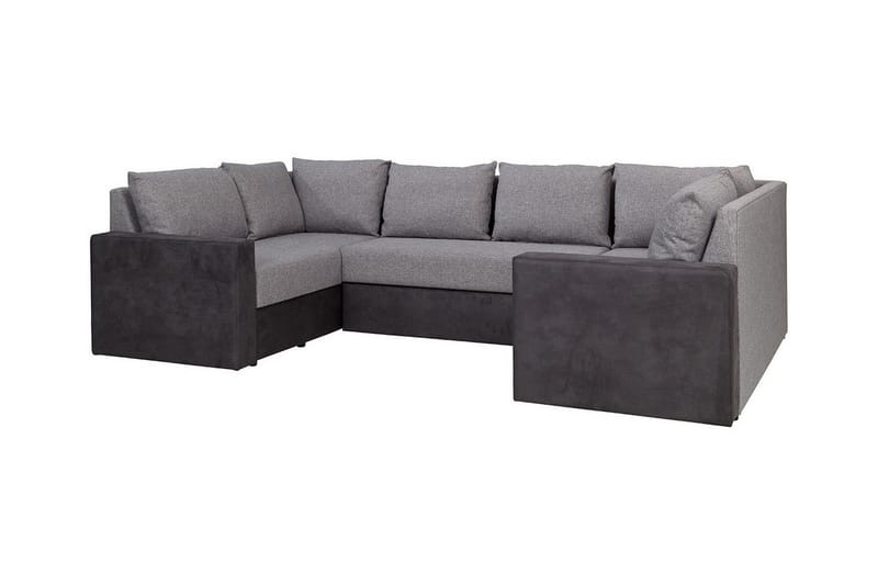 Staffin 4-seters Hjørnesovesofa - Lysegrå/Mørkegrå - Møbler - Sofaer - Sovesofaer