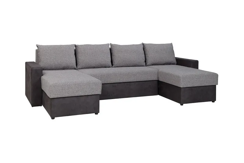 Staffin 4-sits Hörnbäddsoffa Light grey/Dark grey, undefined
