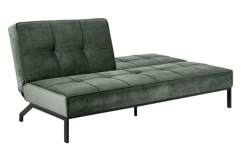 Stefan Sovesofa Fløyel - Grønn - Møbler - Sofaer - Sovesofaer