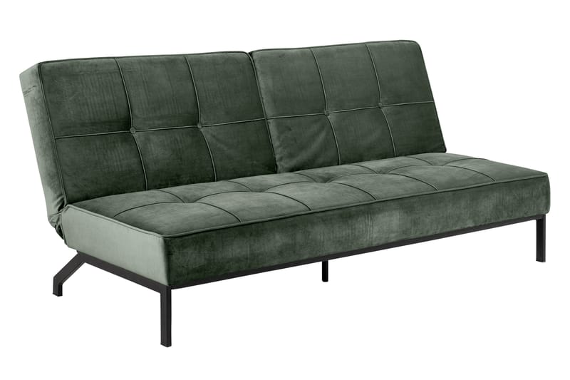 Stefan Sovesofa Fløyel - Grønn - Møbler - Sofaer - Sovesofaer