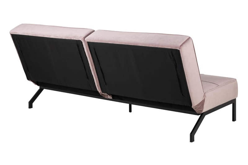 Stefan Sovesofa Fløyel - Rosa - Møbler - Sofaer - Sovesofaer