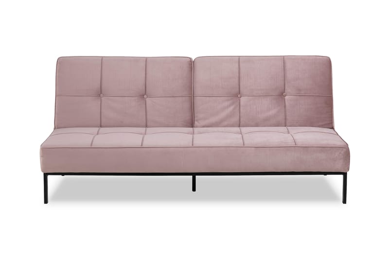 Stefan Sovesofa Fløyel - Rosa - Møbler - Sofaer - Sovesofaer