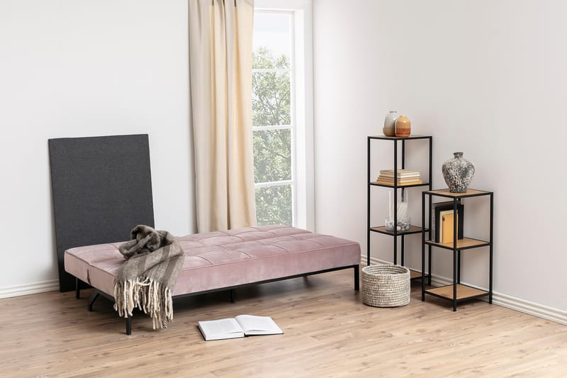 Stefan Sovesofa Fløyel - Rosa - Møbler - Sofaer - Sovesofaer