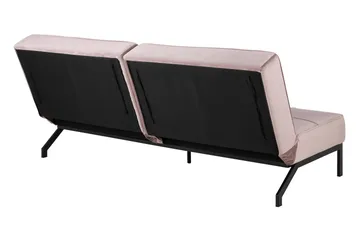 Stefan Sovesofa Fløyel - Rosa - Møbler - Sofaer - Sovesofaer
