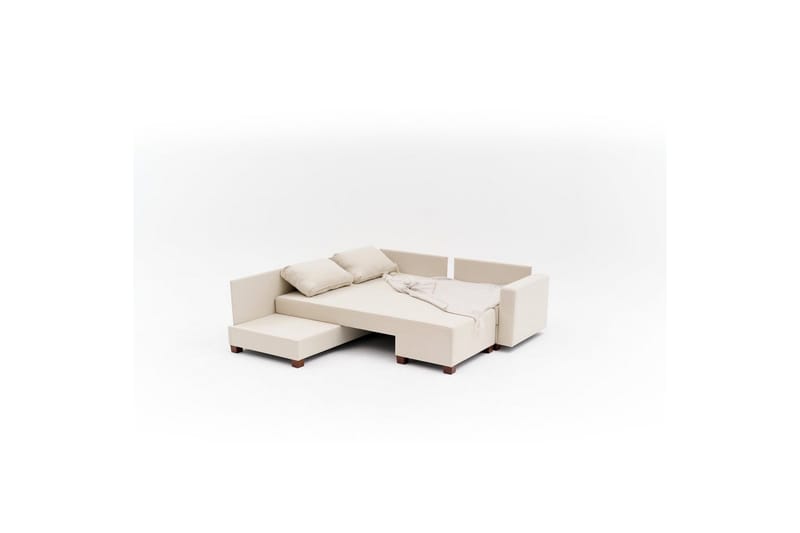 Sufian Hjørne sovesofa 4 seter - Cremehvit - Møbler - Sofaer - Sovesofaer
