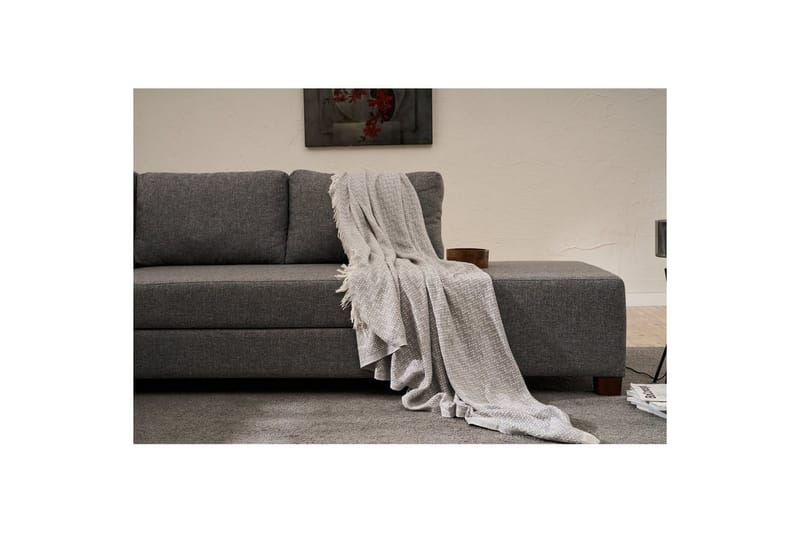 Sufian Hjørne sovesofa 4 seter - Mørkegrå - Møbler - Sofaer - Sovesofaer