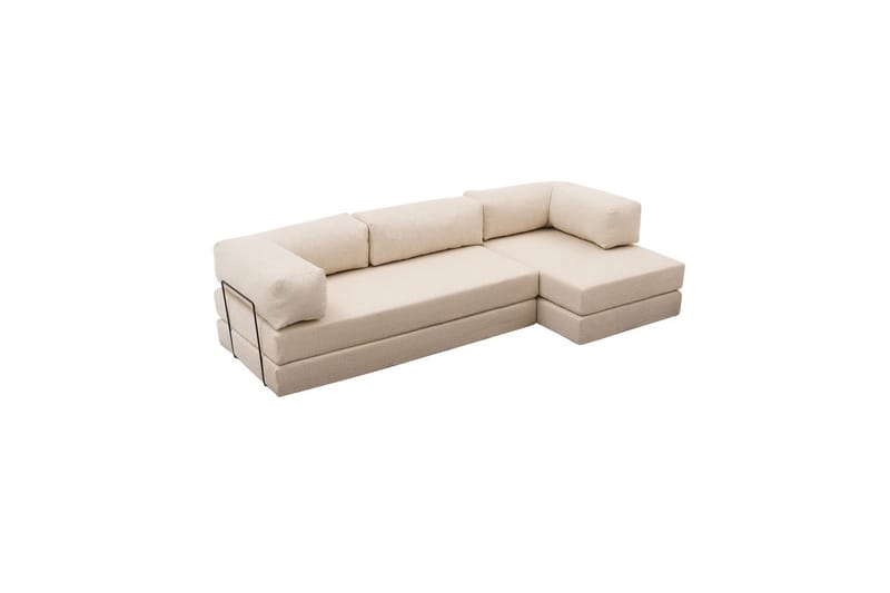Sufian hjørne sovesofa to hjørner 3 seter - Beige - Møbler - Sofaer - Sovesofaer