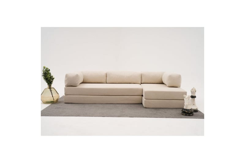 Sufian hjørne sovesofa to hjørner 3 seter - Beige - Møbler - Sofaer - Sovesofaer