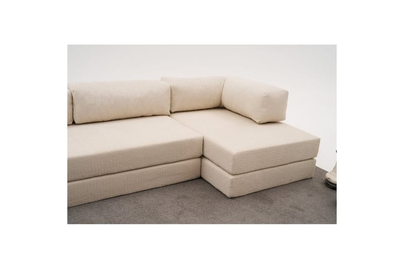 Sufian hjørne sovesofa to hjørner 3 seter - Beige - Møbler - Sofaer - Sovesofaer