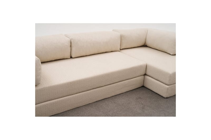 Sufian hjørne sovesofa to hjørner 3 seter - Beige - Møbler - Sofaer - Sovesofaer