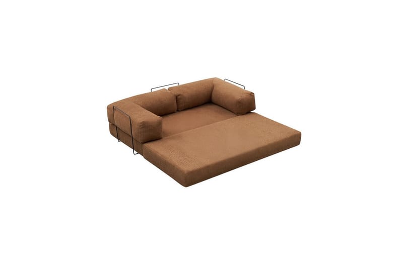 Sufian hjørne sovesofa to hjørner 3 seter - Brun - Møbler - Sofaer - Sovesofaer