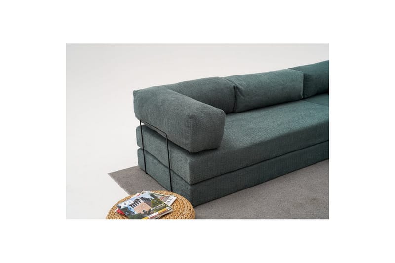 Sufian hjørne sovesofa to hjørner 3 seter - Grön - Møbler - Sofaer - Sovesofaer