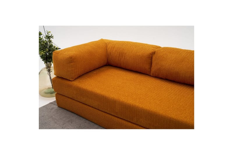 Sufian hjørne sovesofa to hjørner 3 seter - Oransje - Møbler - Sofaer - Sovesofaer