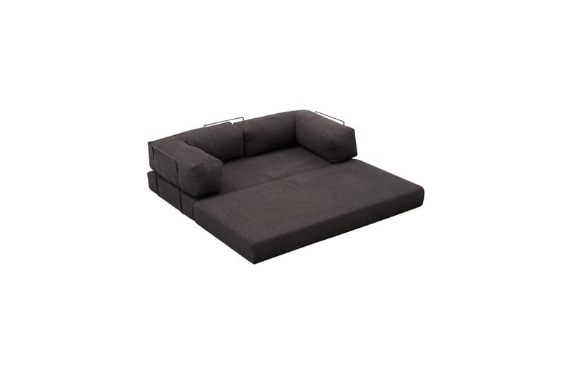 Sufian hjørnesovesofa med Divan 2-seter - Antrasitt - Møbler - Sofaer - Sovesofaer