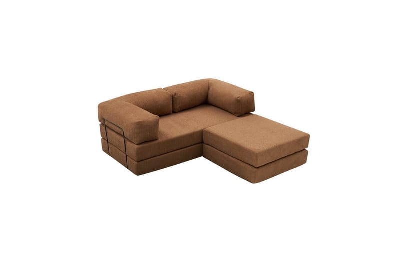 Sufian hjørnesovesofa med Divan 2-seter - Brun - Møbler - Sofaer - Sovesofaer