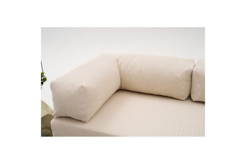 Sufian hjørnesovesofa med Divan 2-seter - Cremehvit - Møbler - Sofaer - Sovesofaer