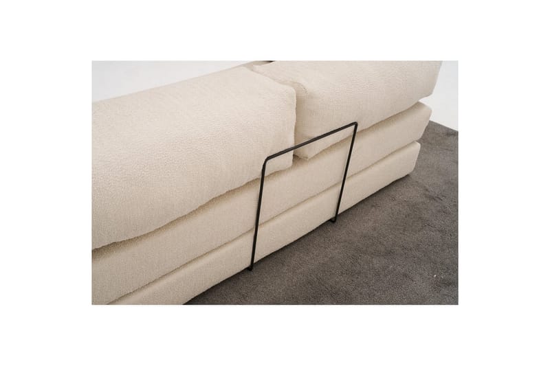 Sufian hjørnesovesofa med Divan 2-seter - Cremehvit - Møbler - Sofaer - Sovesofaer