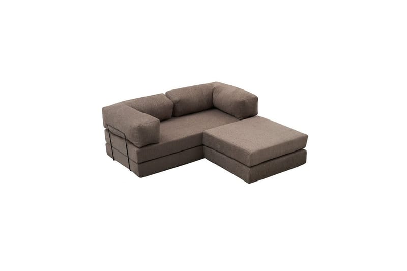 Sufian hjørnesovesofa med Divan 2-seter - Grå - Møbler - Sofaer - Sovesofaer