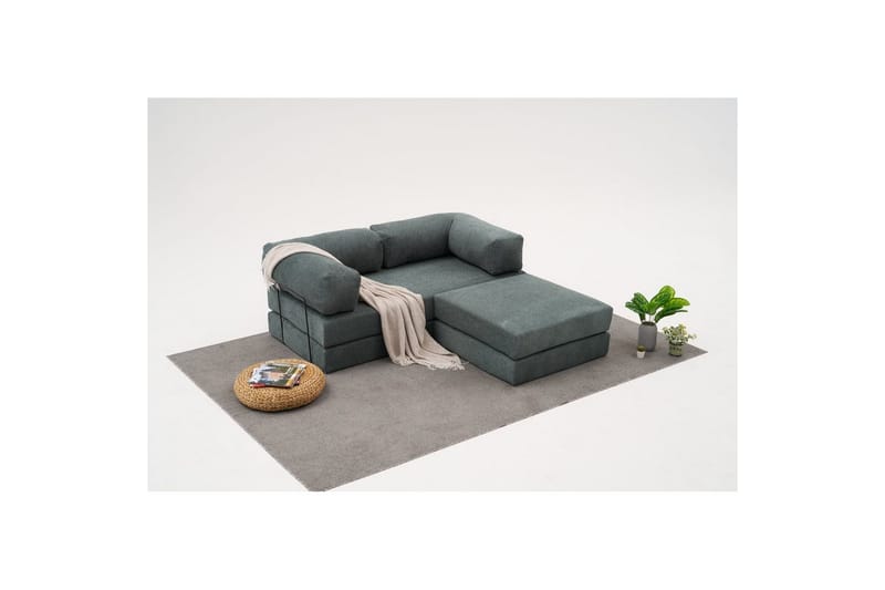 Sufian hjørnesovesofa med Divan 2-seter - Grön - Møbler - Sofaer - Sovesofaer