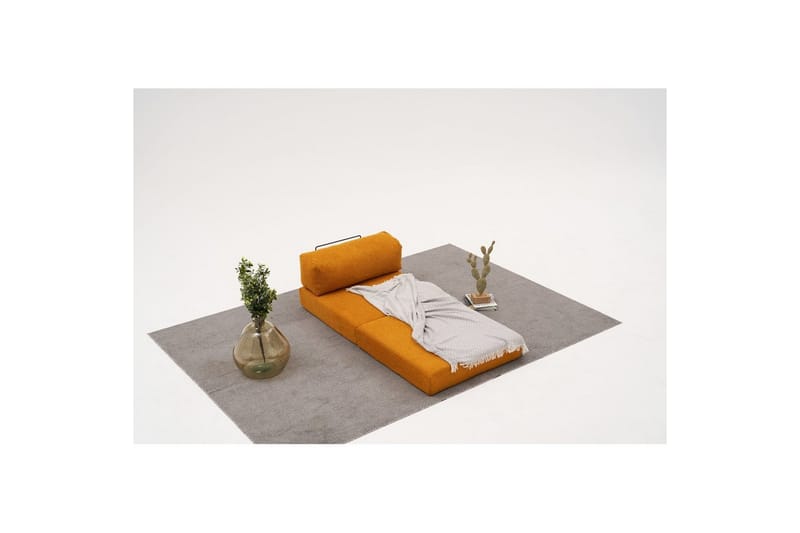 Sufian hjørnesovesofa med Divan 2-seter - Oransje - Møbler - Sofaer - Sovesofaer
