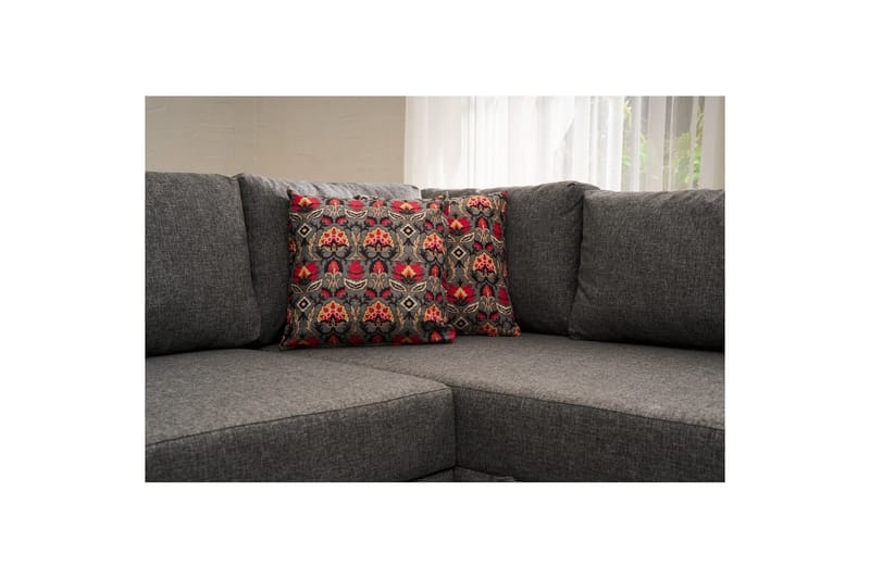 Sufian Soffa med Sjeselong 4-sits - Grafittgrå - Møbler - Sofaer - Sovesofaer