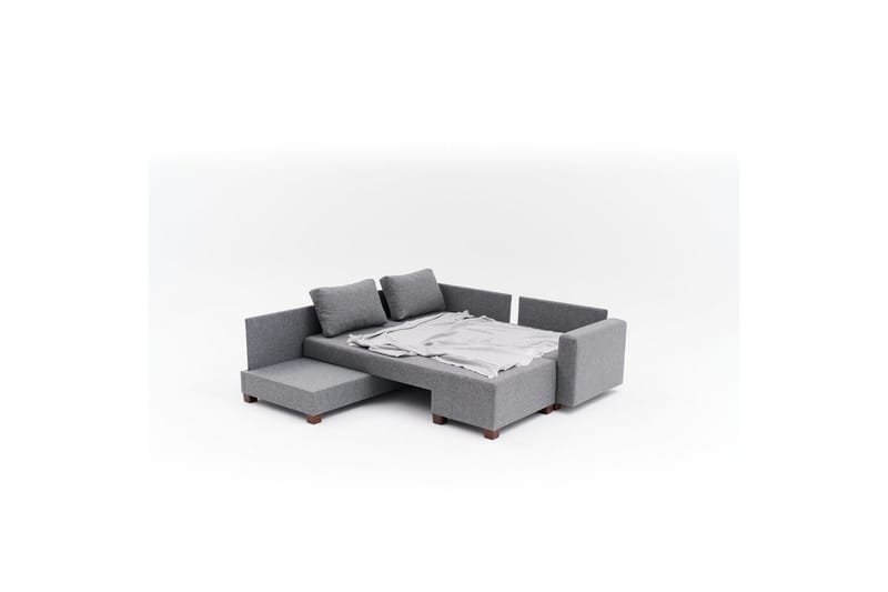 Sufian Soffa med Sjeselong 4-sits - Grafittgrå - Møbler - Sofaer - Sovesofaer
