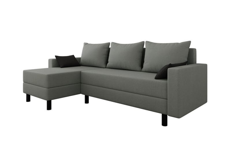 Summerhill 3-seters Hjørnesovesofa - Mørkegrå - Møbler - Sofaer - Sovesofaer