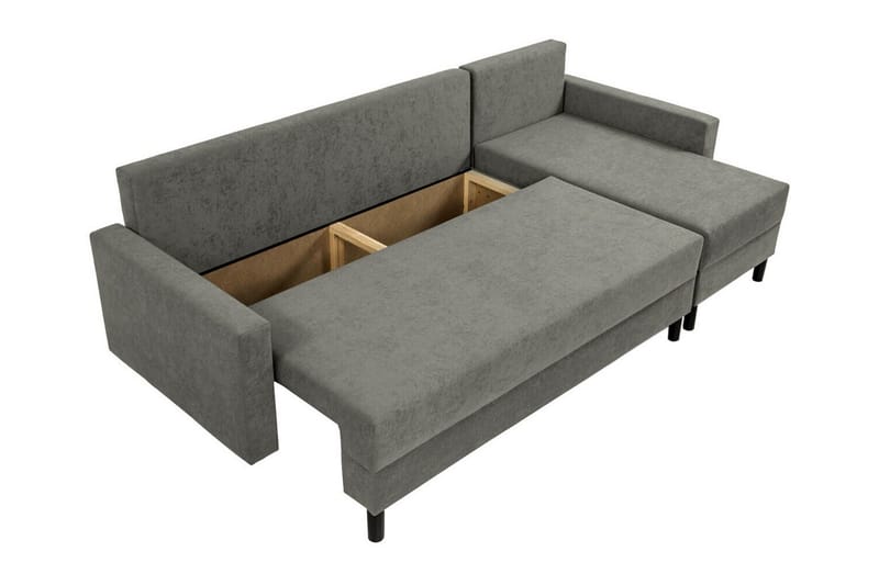 Summerhill 3-seters Hjørnesovesofa - Mørkegrå - Møbler - Sofaer - Sovesofaer