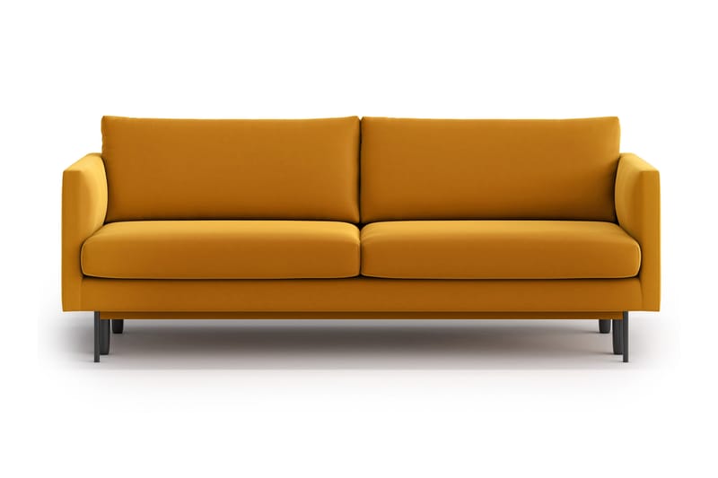 Sveah 3-seter Sovesofa - Gul - Møbler - Sofaer - Sovesofaer