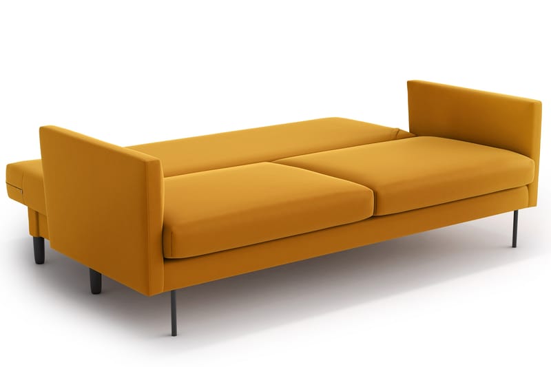 Sveah 3-seter Sovesofa - Gul - Møbler - Sofaer - Sovesofaer