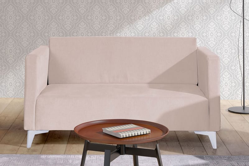 Szafir 2-seter Sofa 82x136 cm - Hvit - Møbler - Sofaer - Sovesofaer