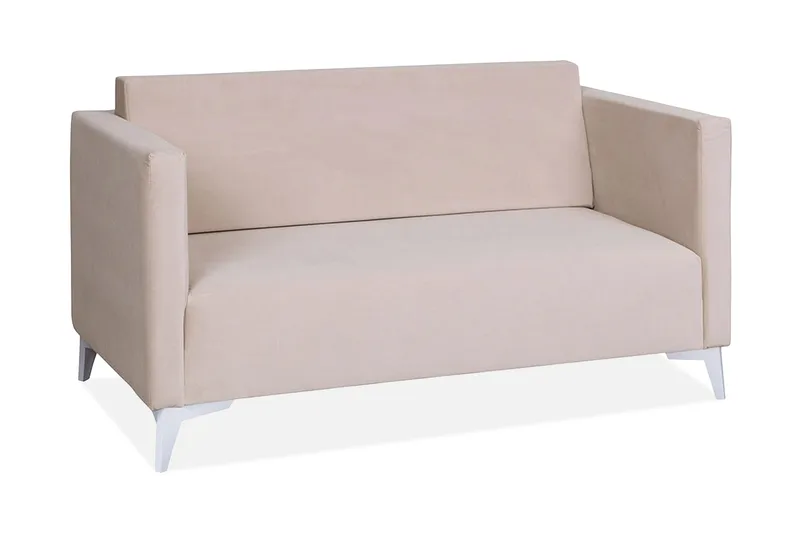 Szafir 2-seter Sofa 82x136 cm, Hvit