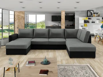 Taberk 5-seters U-sofa med Divan Venstre - Møbler - Sofaer - Sovesofaer