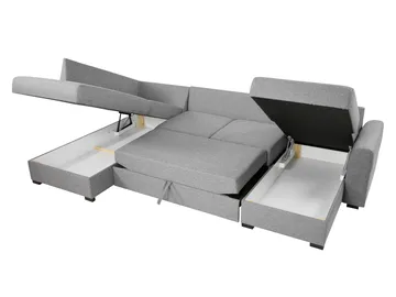 Taberk 5-seters U-sofa med Divan Venstre - Møbler - Sofaer - Sovesofaer