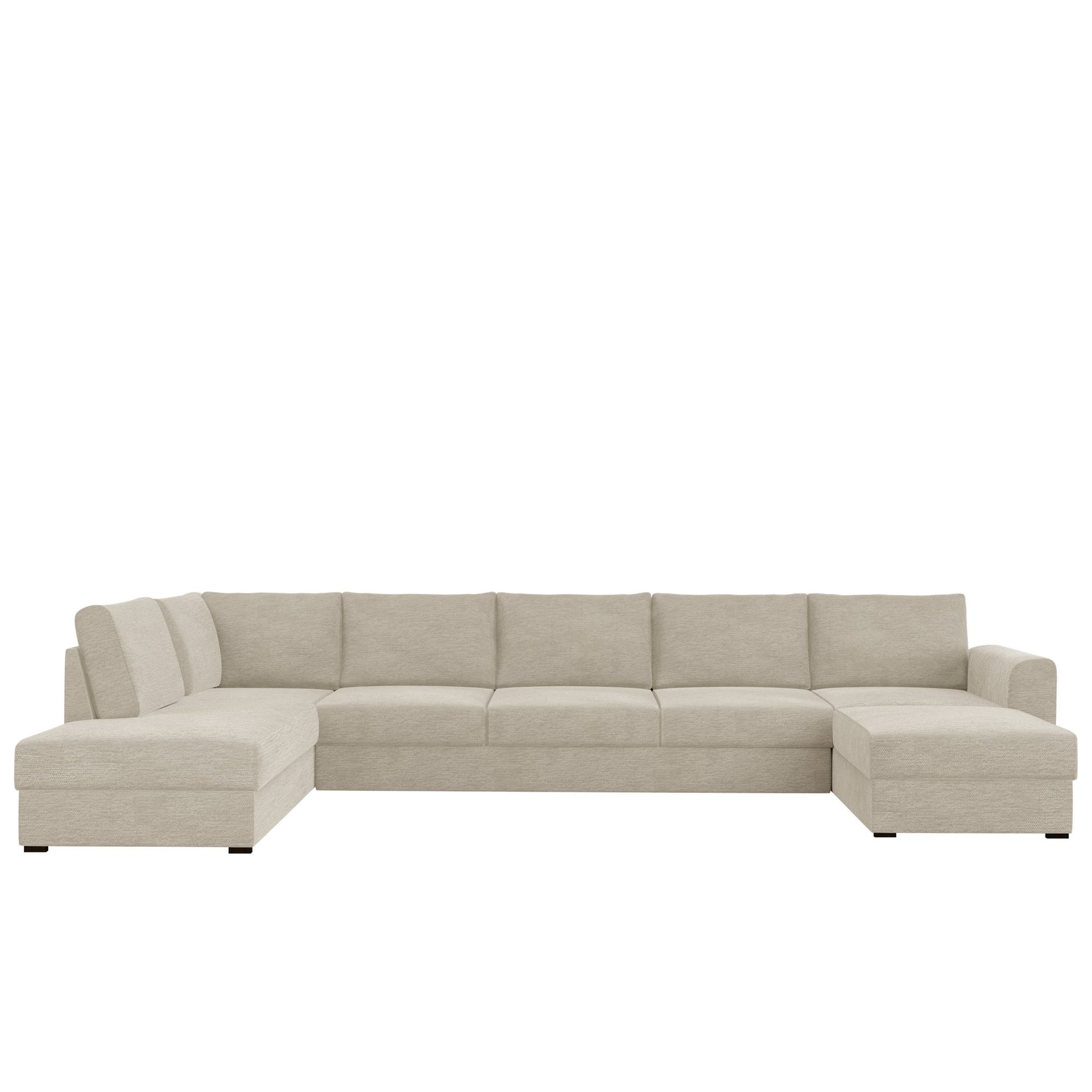 Taberk Large 6-seters U-sofa med Divan Høyre -
