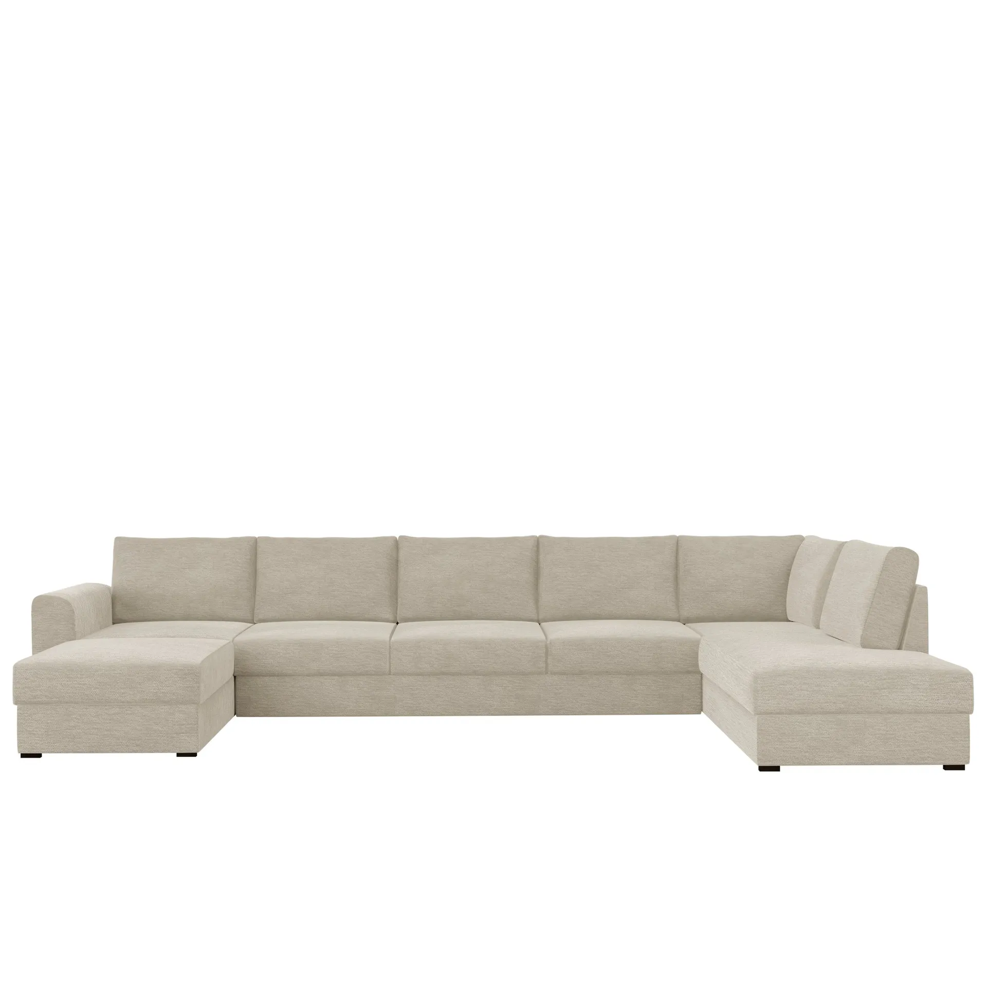 Taberk Large 6-seters U-sofa med Divan Venstre -