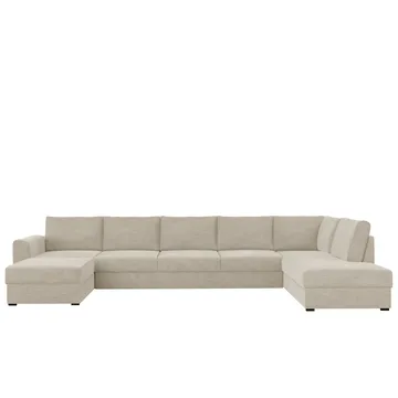 Taberk Large 6-seters U-sofa med Divan Venstre - Møbler - Sofaer - Sovesofaer
