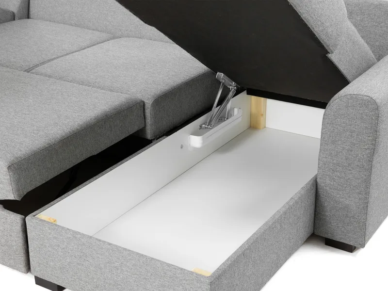 Taberk Large 6-seters U-sofa med Divan Venstre - Møbler - Sofaer - Sovesofaer