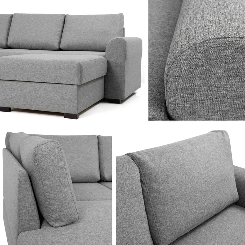Taberk Large 6-seters U-sofa med Divan Venstre - Møbler - Sofaer - Sovesofaer