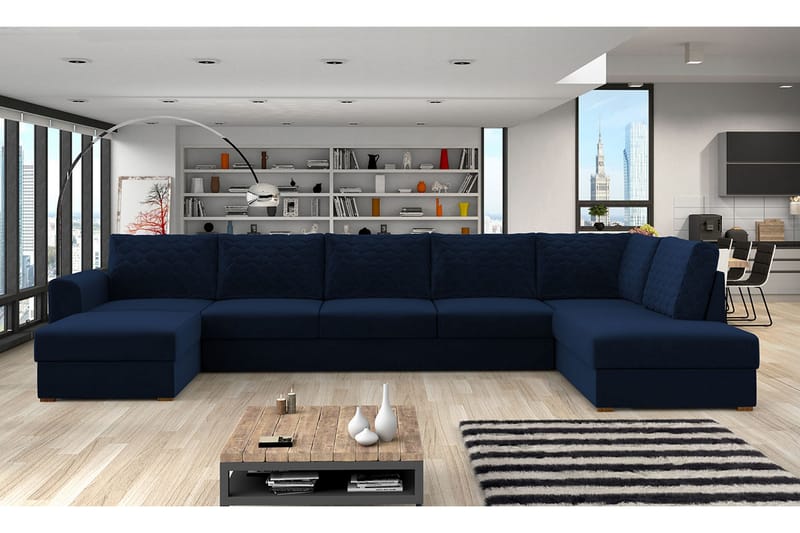 Taberk Sovesofa m. Divan og Sjeselong - Møbler - Sofaer - Sovesofaer
