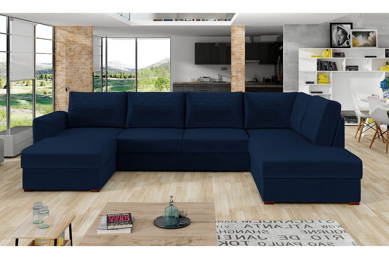 Taberk Sovesofa m. Divan og Sjeselong - Møbler - Sofaer - Sovesofaer