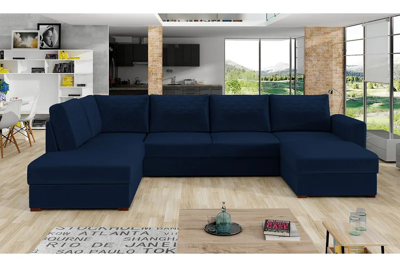 Taberk Sovesofa m. Divan og Sjeselong - Møbler - Sofaer - Sovesofaer