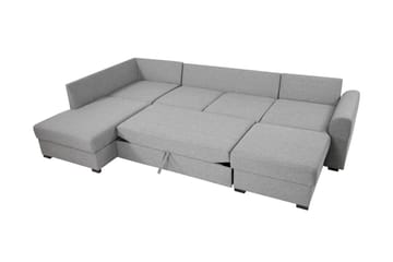 Taberk Sovesofa med Divan och Schäslong 4-sits - Rosa - Møbler - Sofaer - Sovesofaer