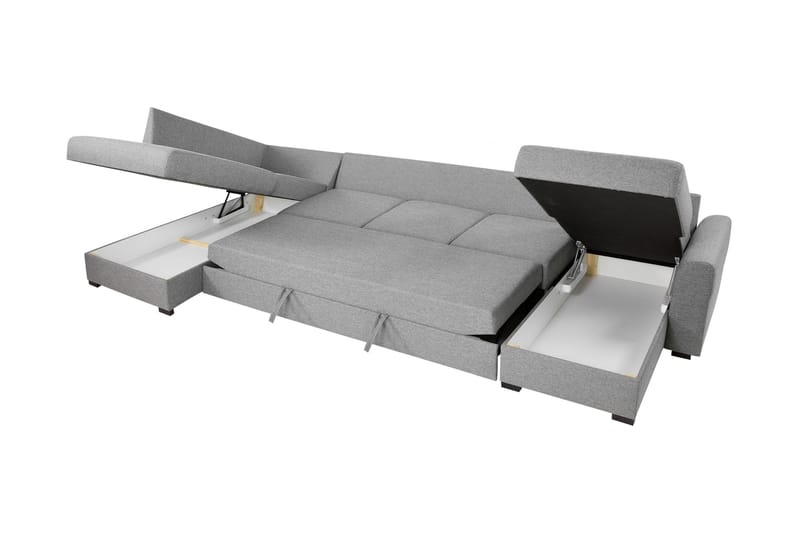 Taberk Sovesofa med Divan och Schäslong 5-sits - Beige - Møbler - Sofaer - Sovesofaer