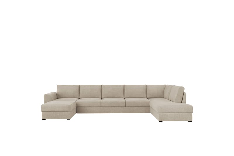 Taberk Sovesofa med Divan och Schäslong 5-sits - Beige - Møbler - Sofaer - Sovesofaer