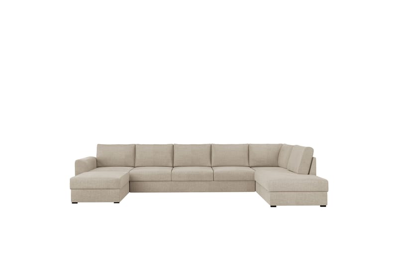 Taberk Sovesofa med Divan och Schäslong 5-sits - Beige - Møbler - Sofaer - Sovesofaer