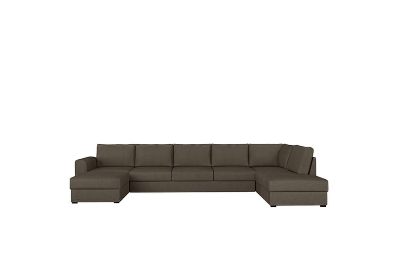 Taberk Sovesofa med Divan och Schäslong 5-sits - Brun - Møbler - Sofaer - Sovesofaer